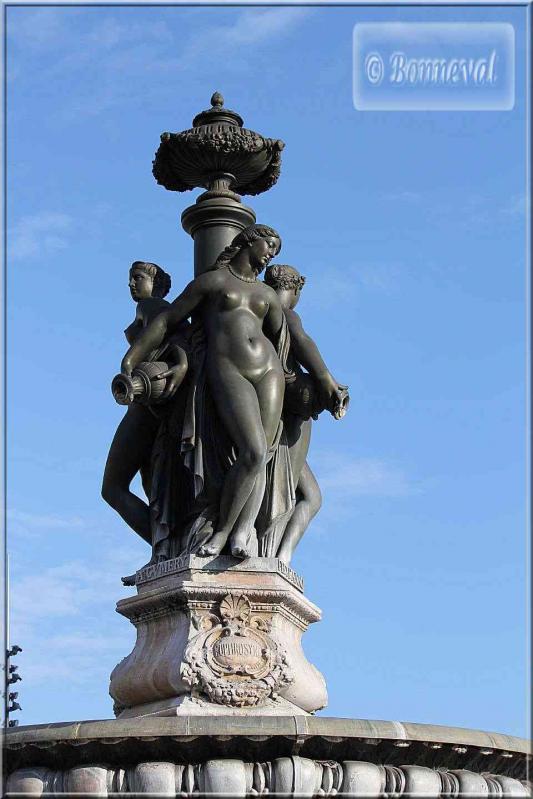 Bordeaux Place de la Bourse Fontaine des Trois Grâces