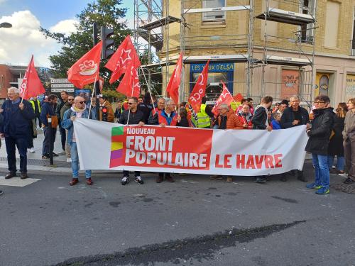 1er octobre 2024 au Havre - 2500 manifestants - des photos