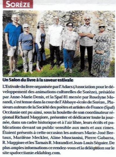 ECHOS DE L'ESTIVALE
