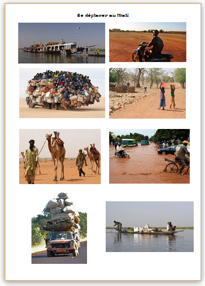 Se déplacer au Mali
