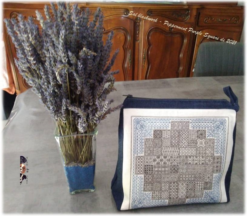 Finition de ce magnifique sal blackwork