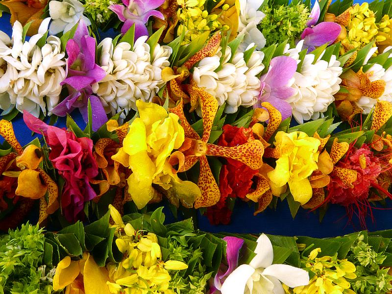 Détail - Marché au fleurs - Papeete - Tahiti