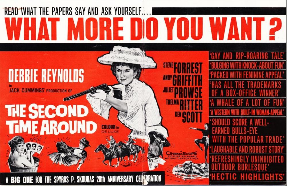 THE SECOND TIME AROUND box office USA 1962