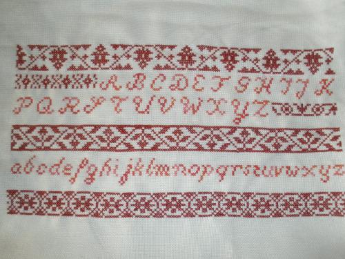 Sampler aux frises SAL éphémère partie 4