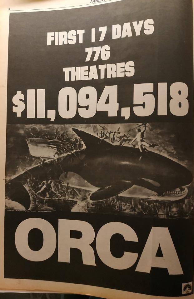 BOX OFFICE USA DU 21 JUILLET 1977 AU 27 JUILLET 1977