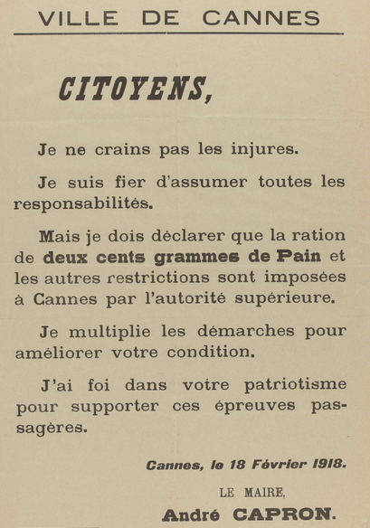 1914-1918: la vie à l'arrière