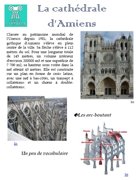 Art de l'espace - La Cathédrale d'Amiens