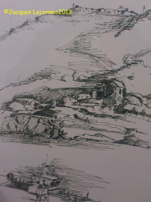Jacques Lecornec: "Marcher, flâner, dessiner sur la côte catalane"