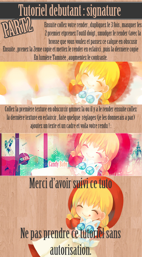[Photoshop] Debutant : Candy Baby