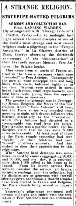 The Chicago tribune and the Daily news, New York (26 juin 1925)