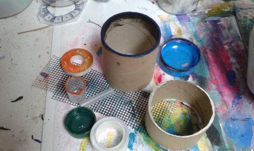 mes tampons et pochoirs fait maison