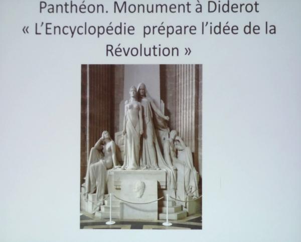 "Diderot et l'encyclopédie", une conférence de Michel Lagrange pour l'Association Culturelle Châtillonnaise