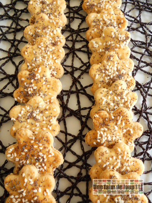 Sablés parmesan & graines croquantes