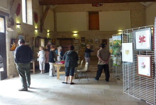 Les peintres de la Section Peinture des Amis du Châtillonnais ont exposé à Jully (Yonne)