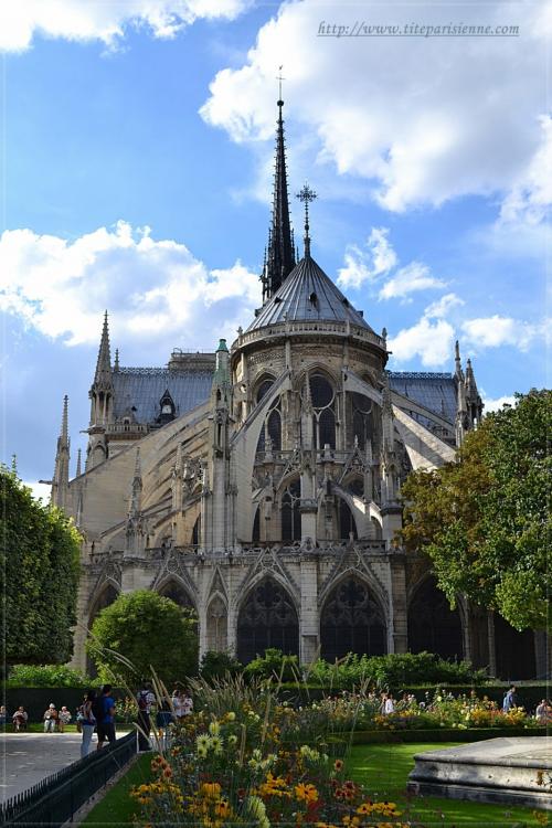 Notre-Dame de Paris : Le chevet de la cathédrale