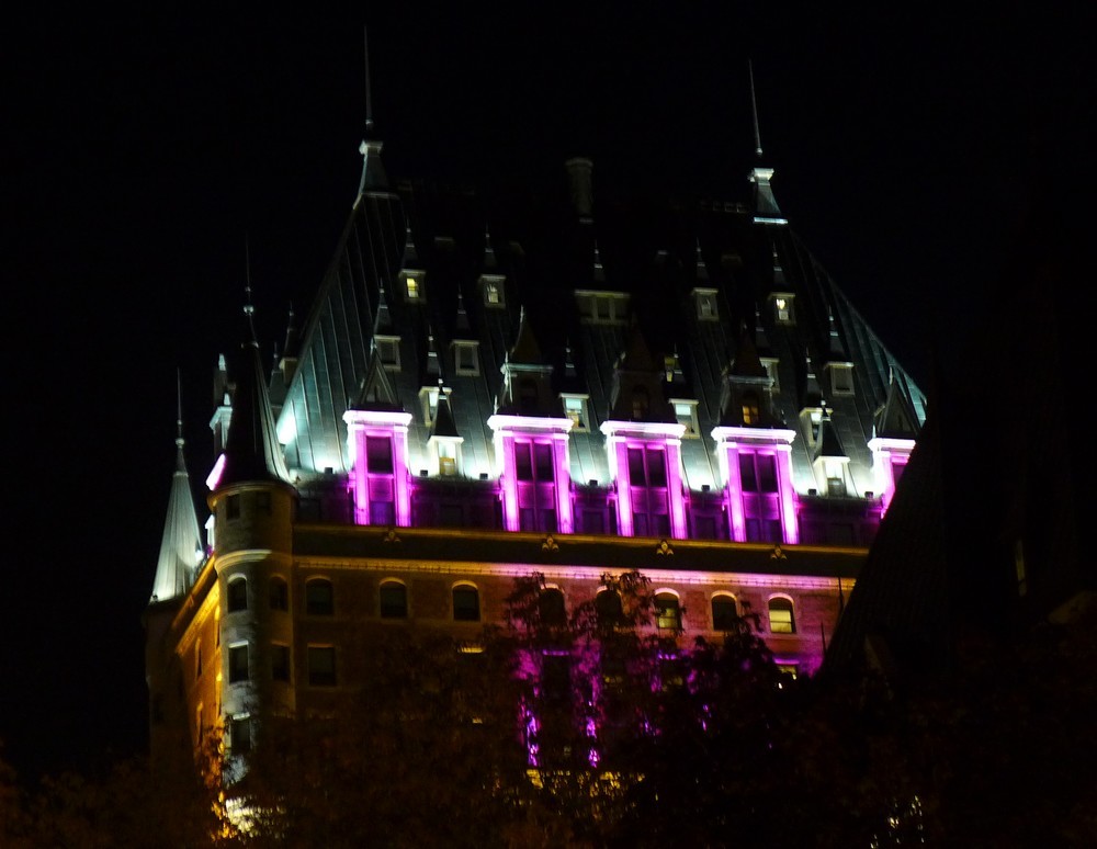 Le Vieux-Québec : vues de nuit...