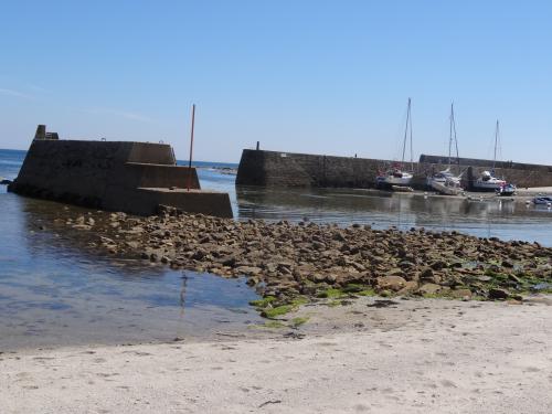 Hoedic, le port de la Croix