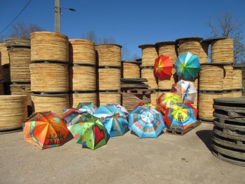 Le chant des couleurs, nacelle en plein ciel