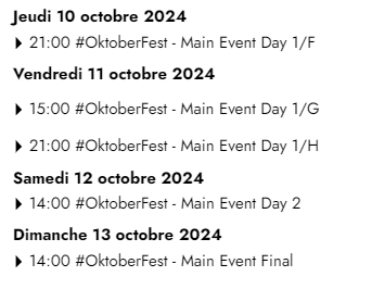 Caciso Namur - OKTOBERSFEST 2024