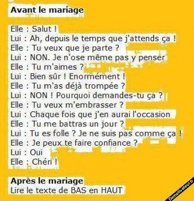Humour du dimanche ... !!!