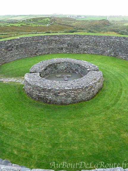 Bâtiment circulaire à l'intérieur de Cahergal Batiment circulaire de Cahergal