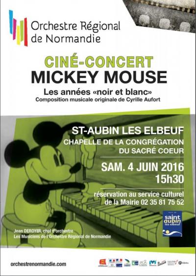 Mickey Mouse mis en musique par l'Orchestre régional de Basse-Normandie