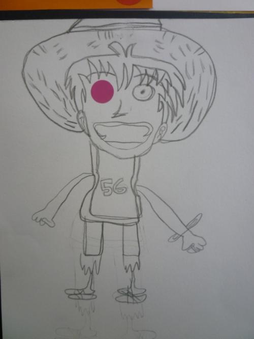 Dessiner à partir d'une gommette.