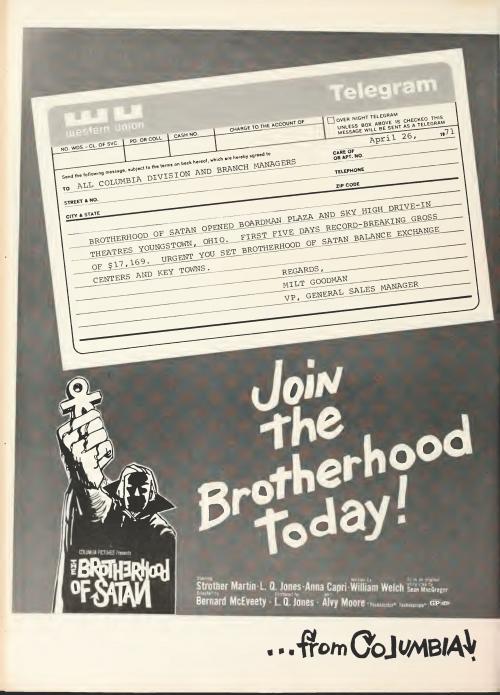 BOX OFFICE USA DU 05/08/1971 AU 11/08/1971