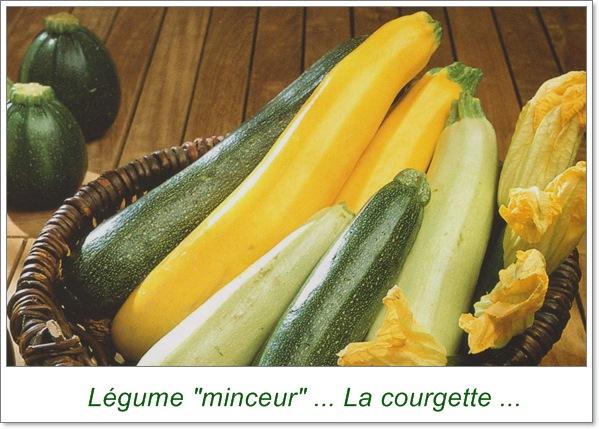 Légume minceur ... La Courgette" ...