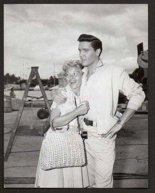 photo ELVIS  and PATTI PAIGE 