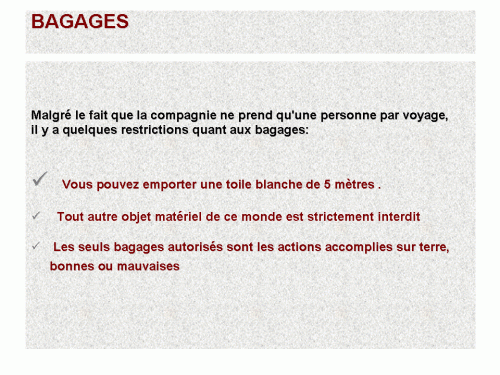 LE VOYAGE DE L'HOMME