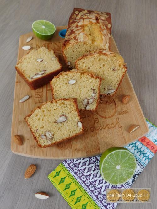 Cake aux amandes et au citron vert