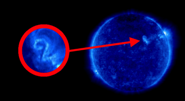 Soleil- étrange "2" à sa surface