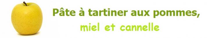 Pâte à tartiner aux pommes, miel et cannelle
