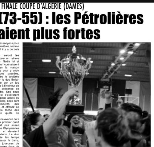 2015 MCA Dames Vainqueur de la Coupe d'Algérie