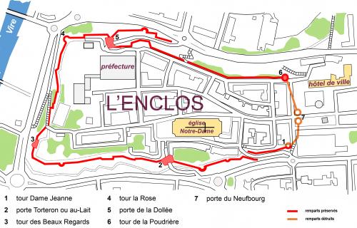 LES REMPARTS DE SAINT-LÔ (Manche)