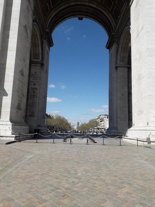 Balade sous l'arc de triomphe