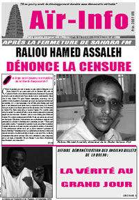 AÏRINFO : NOUVELLES DU PAYS