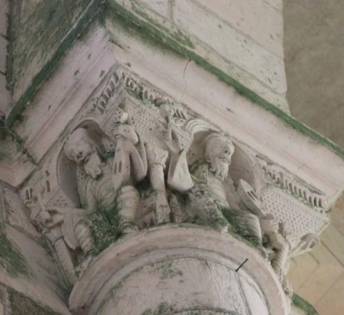 L'église de Gargilesse, les chapiteaux