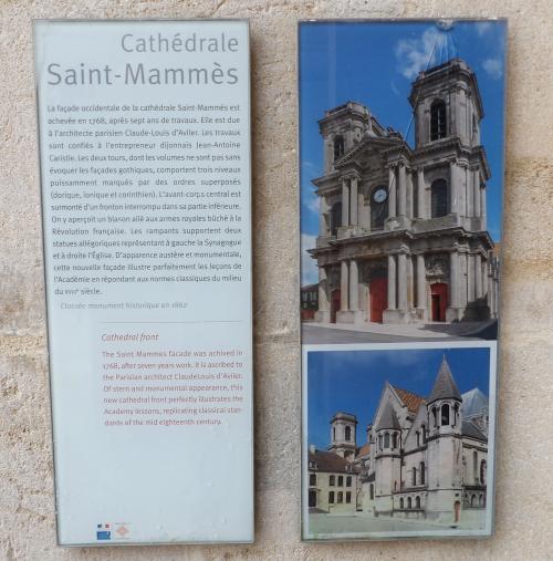 Visite de la Cathédrale Saint-Mammès de Langres (52 Haute Marne), séjour en camping-car