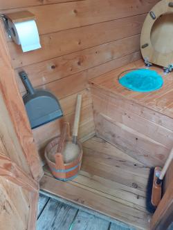 La cabane dans les arbres, à suivre ... 