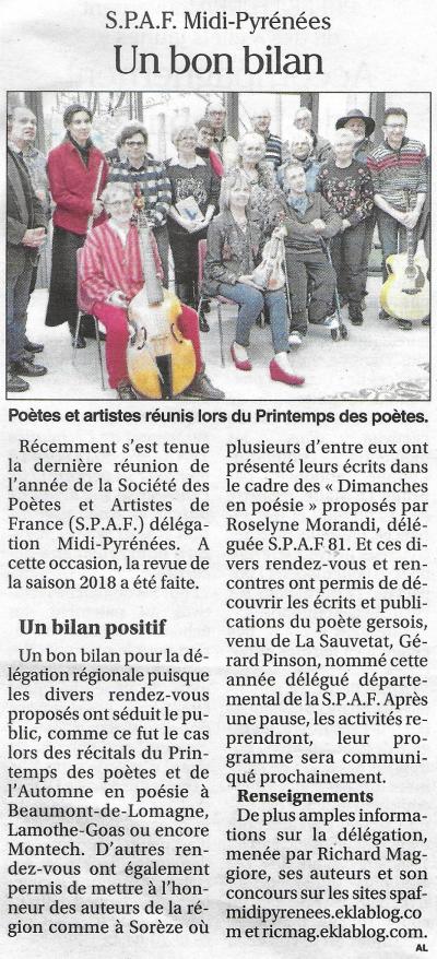 UN BON BILAN