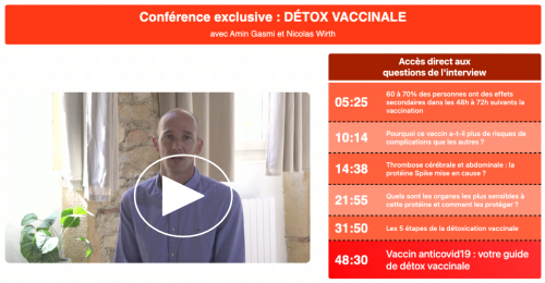 ''Détox vaccinale'' conférence