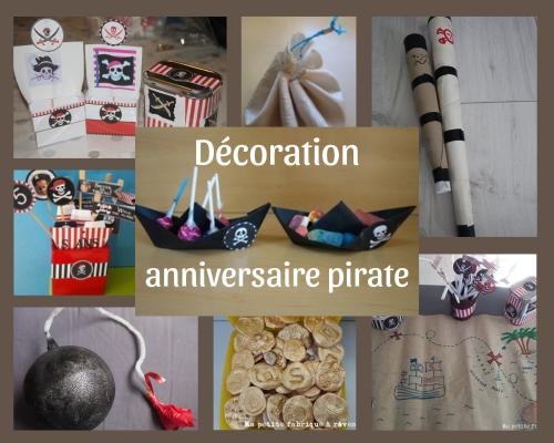Organiser un anniversaire sur le thème des pirates décoration