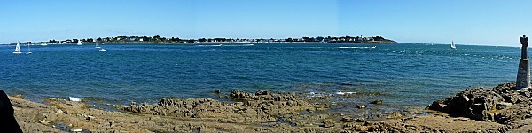 42 - Entrée du golfe depuis la pointe de Kerpenhir
