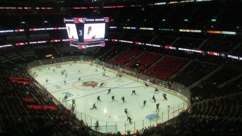 Ottawa Senators Home Opener Againt Toronto Maple Leafs on October 14th 2021