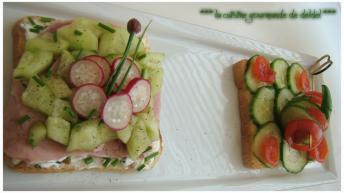 TARTINES FRAÎCHEUR