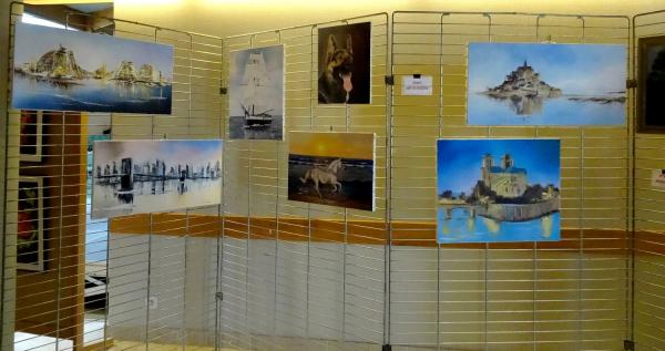 Le salon des peintres 2015 des Amis du Châtillonnais a eu un très grand succès !