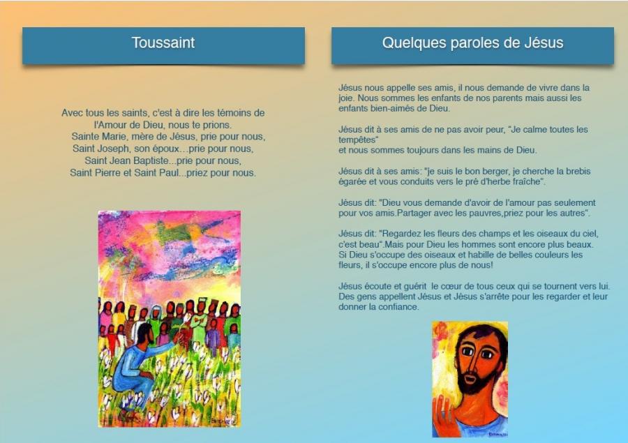 CATECHESE- ANIMATION  ENFANTS ET PARENTS