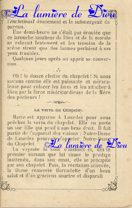 Cueillette de petits conseils pour la sanctification et le bonheur de la vie